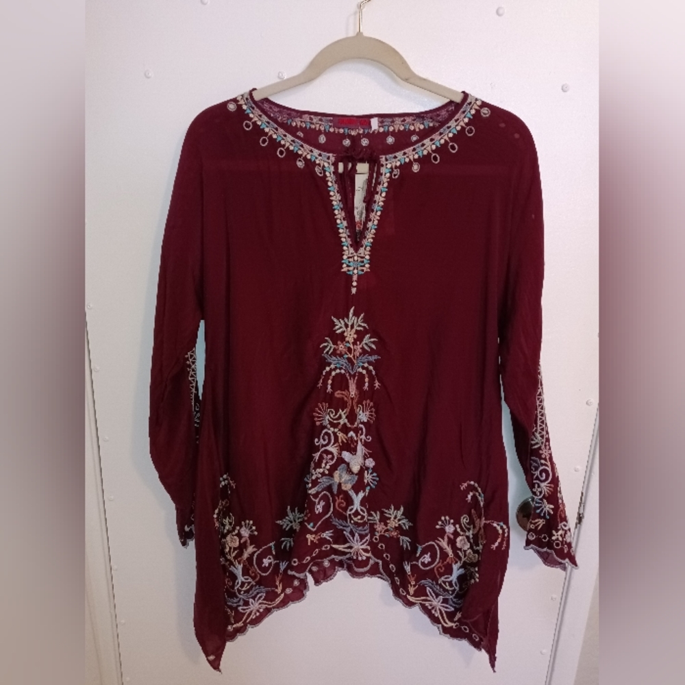 Johnny Was bohemian style tunic